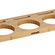 Staub Ahşap 3lü Mini Tencere Standı