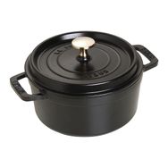 Staub La Cocotte 18 cm Siyah Döküm Tencere