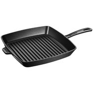 Staub Siyah 30 cm Döküm Demir Amerikan Izgara Tava