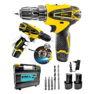 Staxx Power Multi Speed BL1244M 12V Çift Akülü Şarjlı Vidalama Matkap Seti + 5 Adet Titanyum Uç