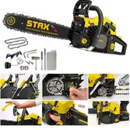Staxx Power TT-58 4.3 hp 50 cm Pala Tam Professional Çift Egzoz Ağaç Motoru Motorlu Testere