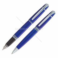 Steelpen 0025-DT Planet Mavi Dolma-Tükenmez Kalem Seti