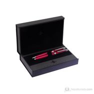 Steelpen 263 Lake Bordo Krom Dolma-Tükenmez Kalem Seti
