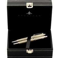 Steelpen 2723 World Serisi Mat Bej Renk Dolma Kalem ve Tükenmez Kalem Seti