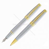 Steelpen 7284 Santana Altın Dolma-Tükenmez Kalem Seti