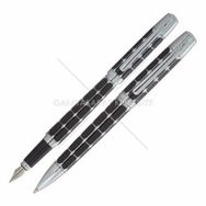 Steelpen 800-42 Serra Siyah Dolma-Tükenmez Kalem Seti
