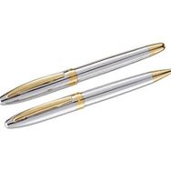 Steelpen 8698 Global Altın Dolma-Tükenmez Kalem Seti