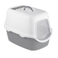 Stefanplast Cathy Filter 56x40x40 cm Beyaz Gri Kedi Tuvaleti
