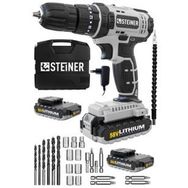 Steiner Germany Technology 58 V 5 Ah Metal Şanzıman Çift Lithium Akü Şarjlı Vidalama Matkap + Set