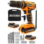 Steiner Germany Technology 58 V 5 Ah Metal Şanzıman Çift Lithium Akü Şarjlı Vidalama Matkap Trnc Set