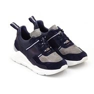 Step By Step 018-20130 Lacivert Süet Hakiki Deri Erkek Spor Ayakkabı