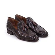 Step By Step 034-20211 Kahverengi Hakiki Deri Erkek Loafer Ayakkabı