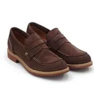 Step By Step 034-20219 Kahverengi Hakiki Deri Erkek Loafer Ayakkabı