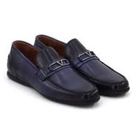 Step By Step 034-92604 Lacivert Hakiki Deri Erkek Loafer Ayakkabı