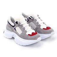 Step By Step 050-20219 Hakiki Deri Beyaz Kadın Spor Ayakkabı