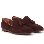 Step By Step Zeur Kahve Süet Hakiki Deri Erkek Loafer Ayakkabı