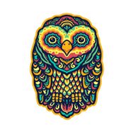 Sticker Fabrikası Baykuş 11x7.5 cm Duvar Stickerı