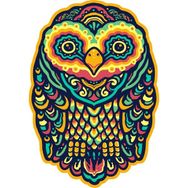 Sticker Fabrikası Baykuş 13x9 cm Duvar Stickerı