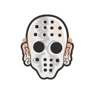 Sticker Fabrikası Demir Maske 8x10 cm Duvar Stickerı