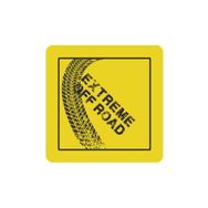 Sticker Fabrikası Extreme Off Road Offroad 13x13 cm Duvar Stickerı