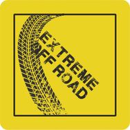 Sticker Fabrikası Extreme Off Road Offroad 9x9 cm Duvar Stickerı