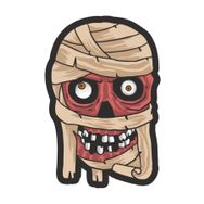 Sticker Fabrikası Komik Mumya Kurukafa Kuru Kafa 14x9 cm Duvar Stickerı