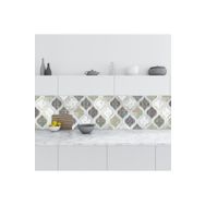 StickerArt Renkli Design Seramik 60x100 cm Mutfak Tezgah Arası Fayans Kaplama Folyosu