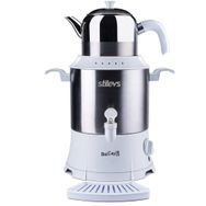 Stilevs Çelik Beyaz Lux Semaver
