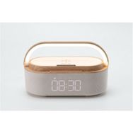 Stobom Keyif Taşınabilir Bluetooth Hoparlör Saat Wireless Şarj Cihazı