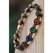 Stoneage Black Diamond Safir Yakut Zümrüt Bileklik