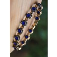 Stoneage Black Diamond ve Safir Mavi Taşlı Bileklik