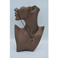 Stoneage F04410 Sıkma Kehribar Özel Tasarım Kolye