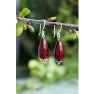 Stoneage Jewellery Gümüş Ceyt Doğal Taş Küpe