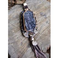 Stoneage Jewellery Hastaş Ametist Doğal Taş Bayan Kolye