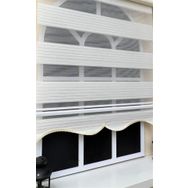 Storburada STB-481 Pliseli Zebra Ekru Etek Dilimli 110x200 cm Stor Perde