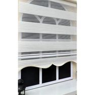 Storburada STB-481 Pliseli Zebra Ekru Etek Dilimli 130x260 cm Stor Perde