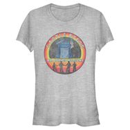 Stranger Things Castle Stamper Heather Gri Kadın T-shirt