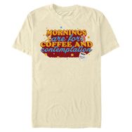 Stranger Things Coffee Contemplations Natural Erkek T-shirt