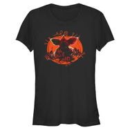 Stranger Things Cold Monster Schwarz Kadın T-shirt