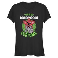 Stranger Things Demogorg Costume Schwarz Kadın T-shirt