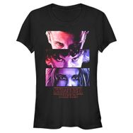 Stranger Things Eleven Eyes Schwarz Kadın T-shirt