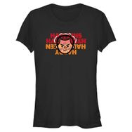 Stranger Things Hawkins Cadılar Bayramı Schwarz Kadın T-shirt