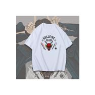 Stranger Things Hellfire Club Beyaz Kadın T-shirt