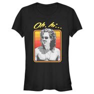 Stranger Things Hot Guy Schwarz Kadın T-shirt