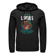Stranger Things Lucas Costume Schwarz Kapüşonlu Unisex Sweatshirt