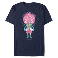 Stranger Things Mashup Navy Mavi Erkek T-shirt
