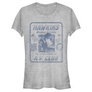 Stranger Things Mike Hawkins Av President Short Sleeve Heather Grey Kadın T-shirt