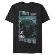 Stranger Things Monster Things Schwarz Erkek T-shirt