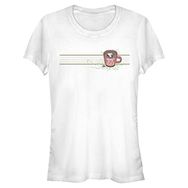 Stranger Things Mornings Mug Short Sleeve Weiß Kadın T-shirt