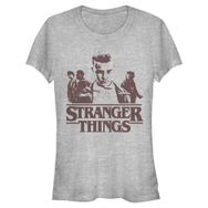 Stranger Things Punk Heather Gri Kadın T-shirt